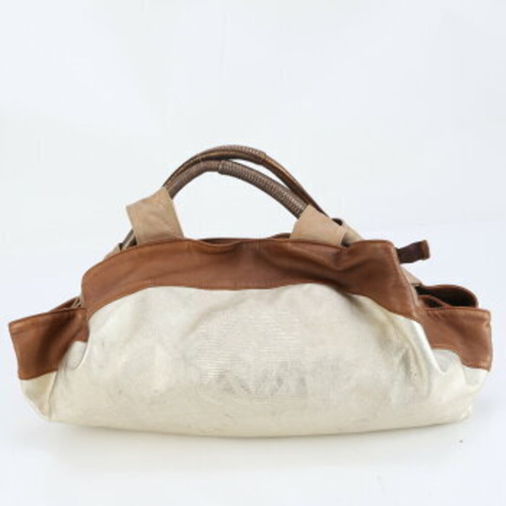 Loewe Anagram Nappa Aire leather handbag tote brown CRM